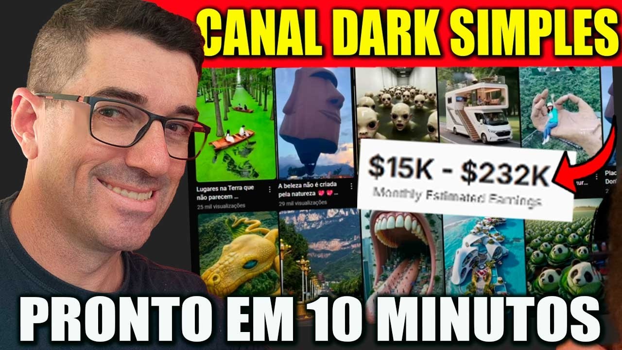 Como criar um Canal dark de Shorts de sucesso passo a passo
