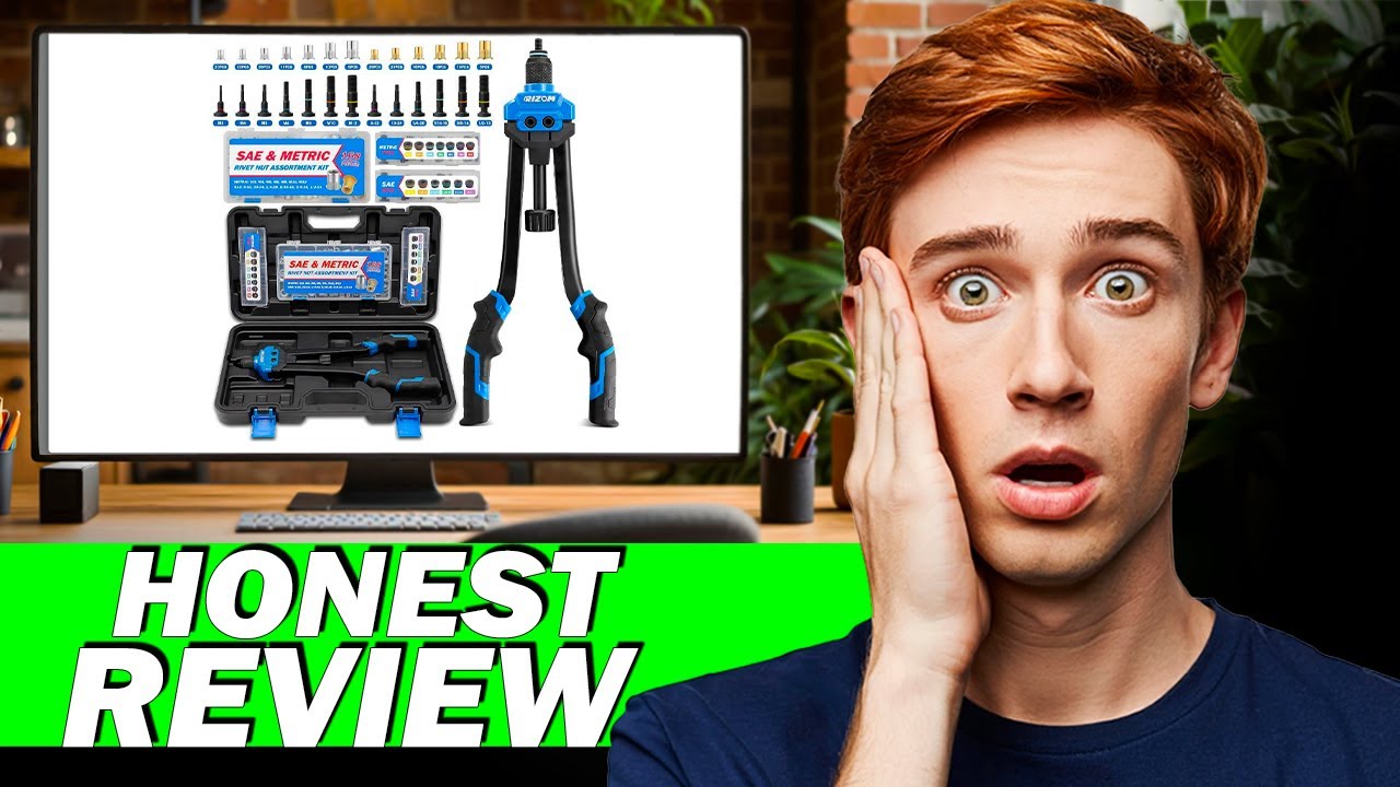 Обзор набора инструментов для заклепочных гаек Rizom Rivet Nut Tool 16 Rivnut Kit: качество сборк...