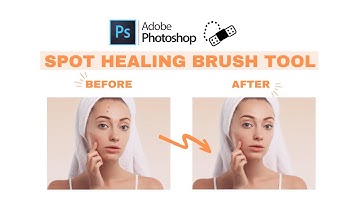 Learn how to use Spot healing brush tool  | adobe photoshop tutorials for beginners