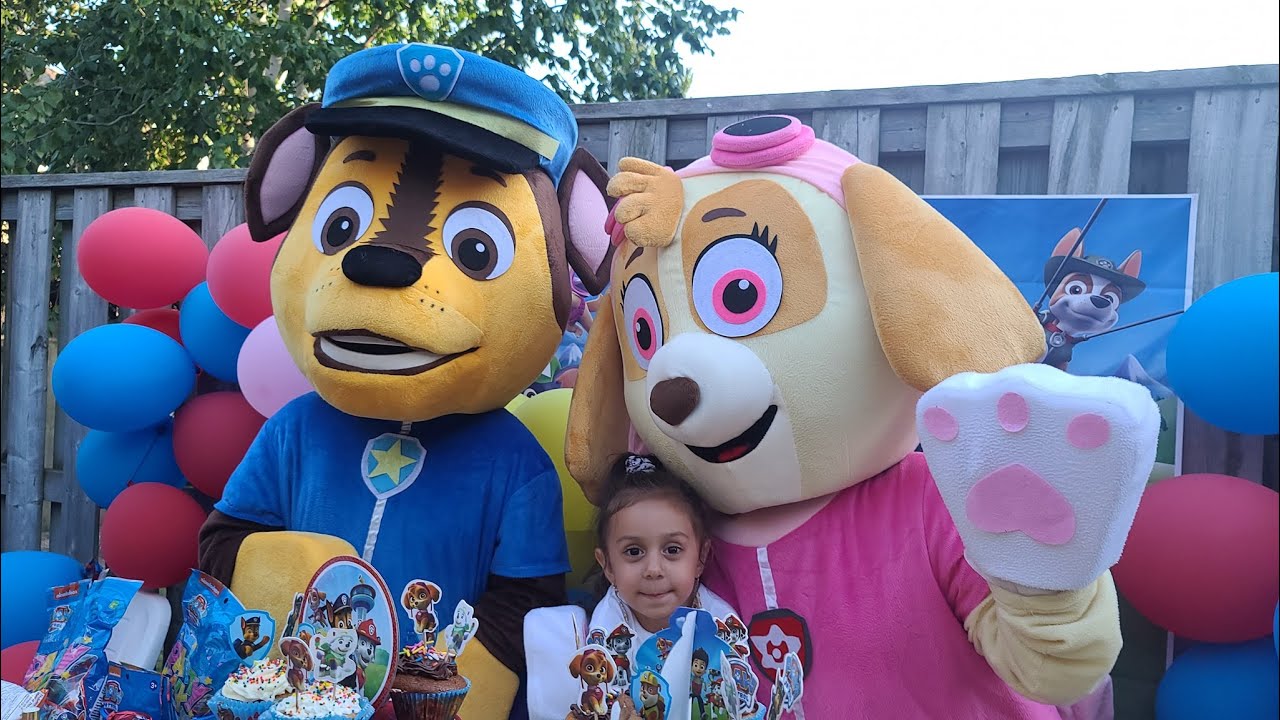 Amanda's Fun Paw Patrol Birthday Party And Pretend Play Toys