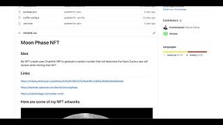 Moon Phase NFT - Chainlink Hackathon