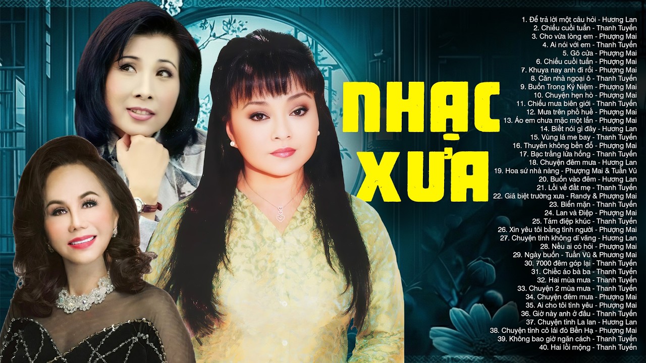 NHẠC XƯA HẢI NGOẠI NHIỀU DANH CA - LK Để Trả Lời Một Câu Hỏi | Hương Lan, Thanh Tuyền, Phượng Mai