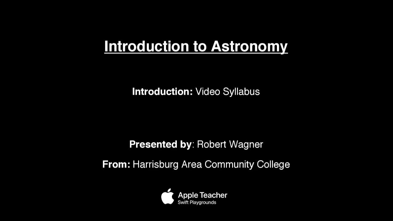 Video Syllabus - Fall 2018