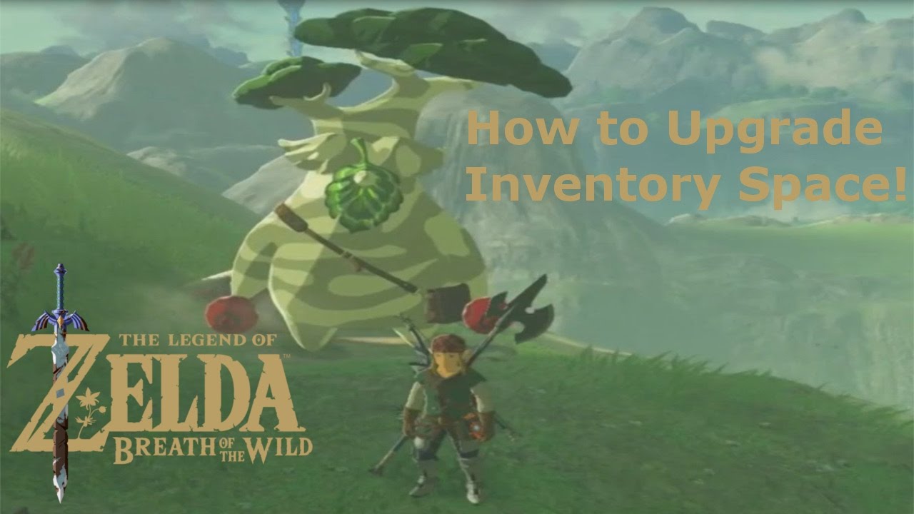 Hestu Location How To Upgrade Inventory Zelda Breath Of The Wild Youtube