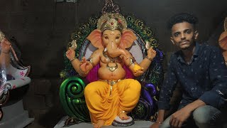 Ganesh idol painting by Anant chougule ll 2021