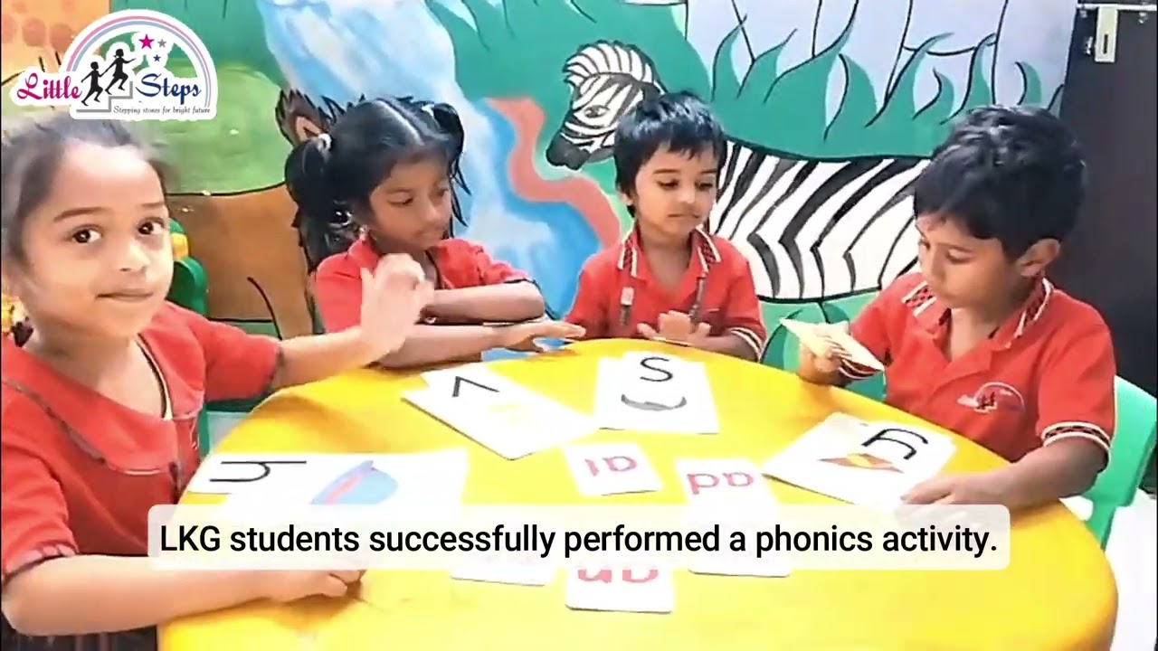 Cute & Engaging Big Dreams & Small Steps: LKG Phonics Performance #littlesteps #education