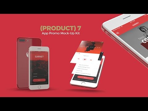 Download 7 App Promo Mock Up Kit Free After Effects Template From Videohive By Pixamins 2017 Template Youtube