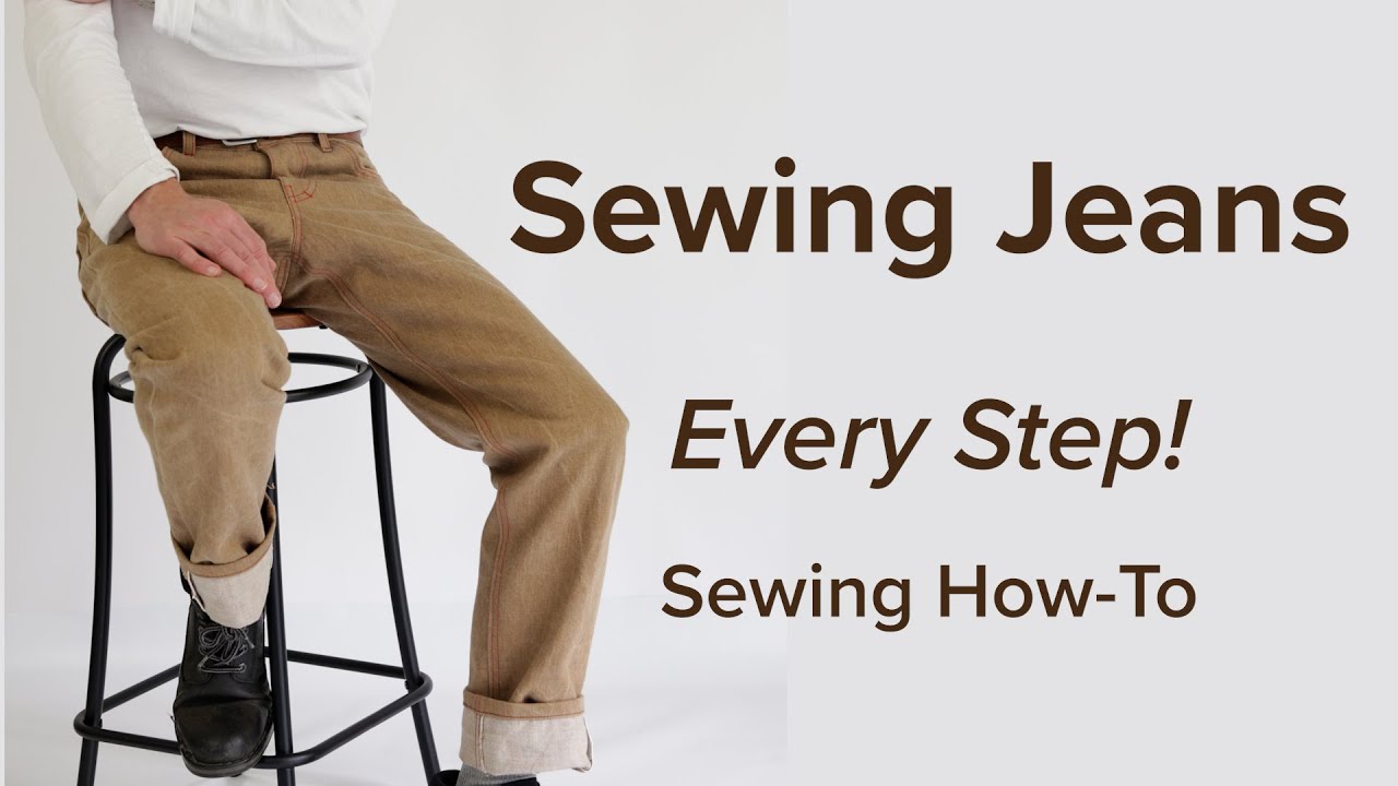 Sewing Jeans - Every Step Tutorial from Angela Kane #jeans #sewing #sewingpatterns #style #fashion