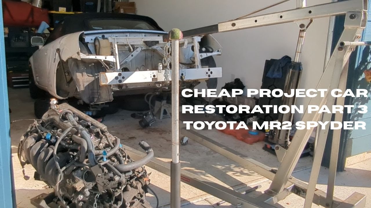Реставрация недорогого проекта автомобиля, часть 3 - Toyota MR2 Spyder