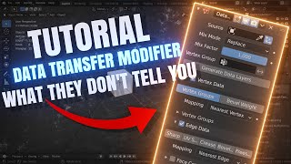 How Does The Data Transfer Modifier Really Work? (Blender Tutorial: Part 1 of 2)