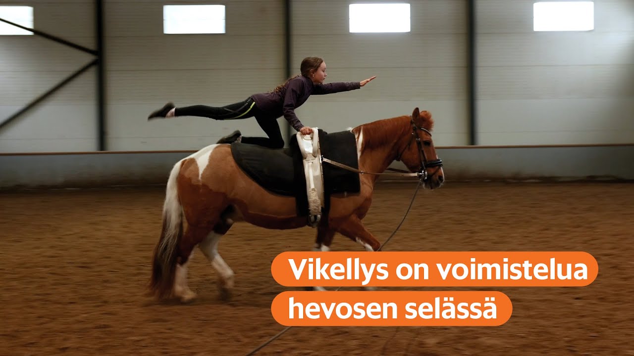 Hienoja liikkeitä hevosen selässä