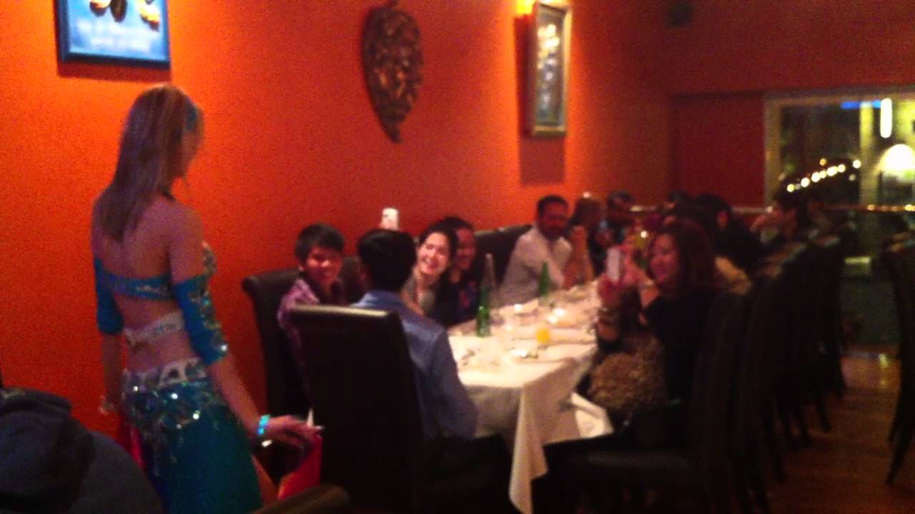 Bollywood Indian Restaurant BellyDance Party - YouTube