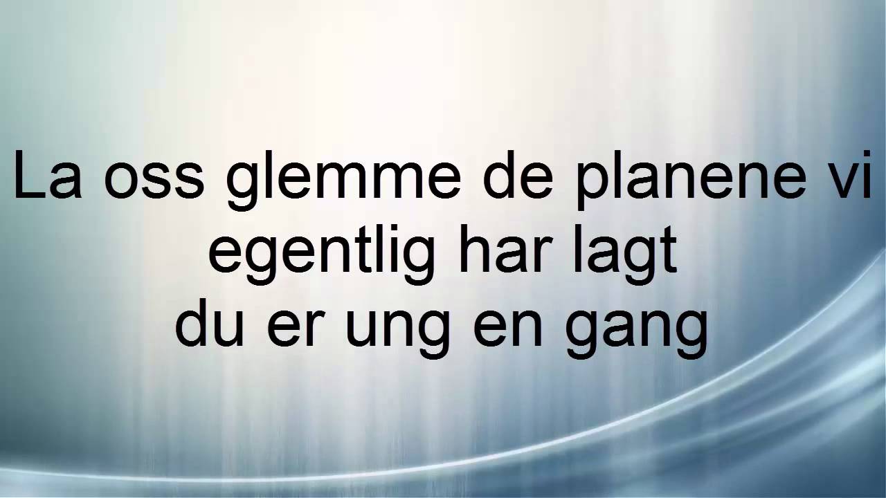 innertier du er ung feat thomas gregersen lyrics innertier du er ung feat thomas gregersen lyrics