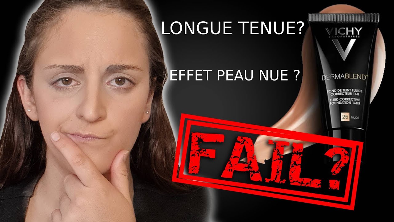 FOND DE TEINT VICHY CRASH TEST / HAUTE COUVRANCE ET EFFET NATUREL?