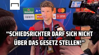 Thumbnail for Müller kritisiert Schiedsrichter scharf! "Glasklarer Handelfmeter" | Arsenal - Bayern 2:2
