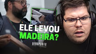 CASIMIRO REAGE: AEROPORTO - COMO ELE TRAZ UMA PARADA DESSA? | Cortes do Casimito