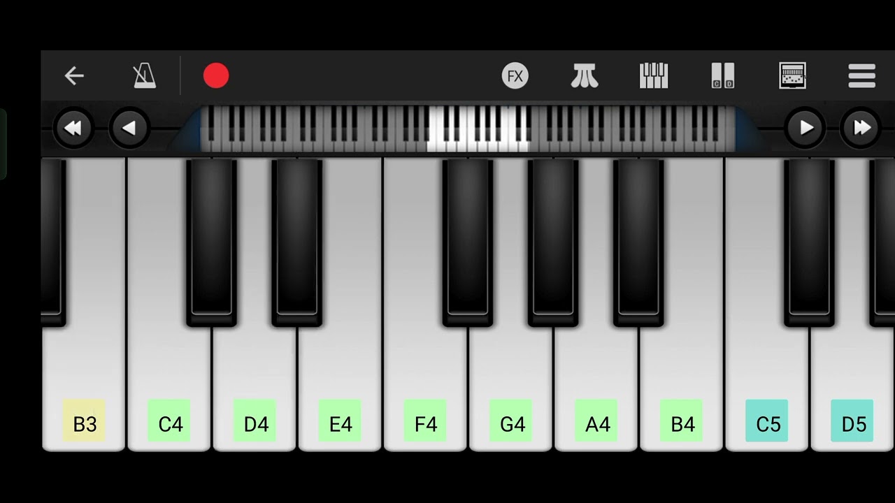 NATRANG THEME MUSICπΉπΉPIANO NOTESπΆπΆ - YouTube