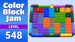Color Block Jam Level 548 | Every Puzzle Solved! 🎯