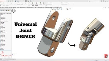 Universal Joint 1/2" Driver SolidWorks Tutorial! SolidWorks
