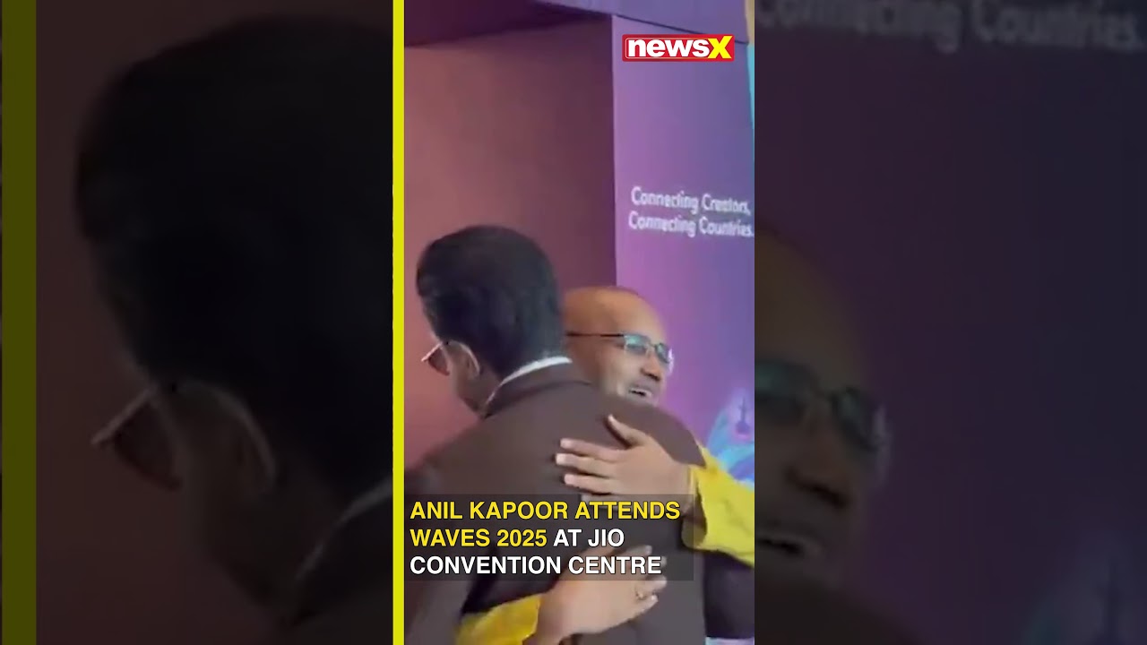 Anil Kapoor Attends WAVES 2025 at Jio Convention Centre, Inaugurated by PM Modi