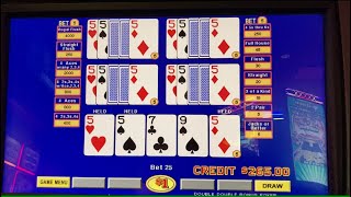 Full 5-Play DDB VP at Foxwoods, $25 Bets Update