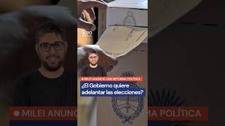 El alerta de Mati Mowszet 🚨 | ¿Milei quiere adelantar las elecciones?