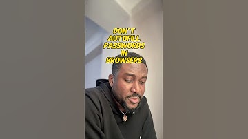 Don’t Save Passwords on Browsers | Use Two Factor Authentication