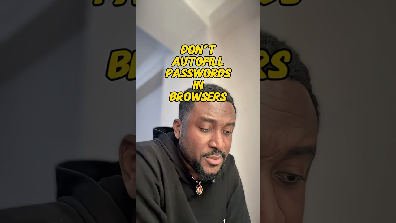 Don’t Save Passwords on Browsers | Use Two Factor Authentication - YouTube