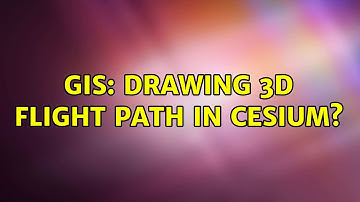 GIS: Drawing 3D flight path in Cesium?