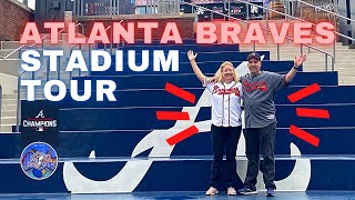 🏆World Champion Atlanta Braves ⚾ Truist Park Stadium Tour l Rare Clubhouse Video 4K