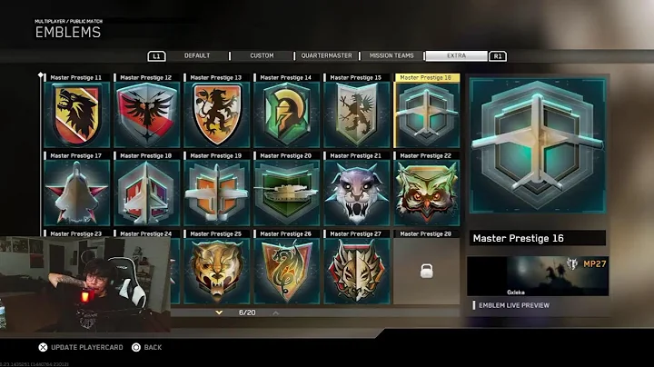 Cod IW: Black Sky Camo Grind (7/9) (3 More Weapons)