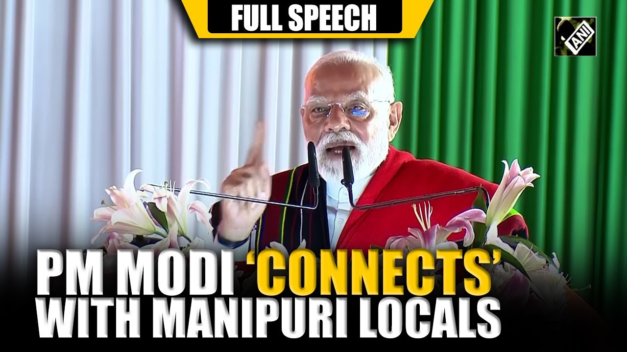 PM Modi’s big message at Manipur rally, addresses connectivity issues ...