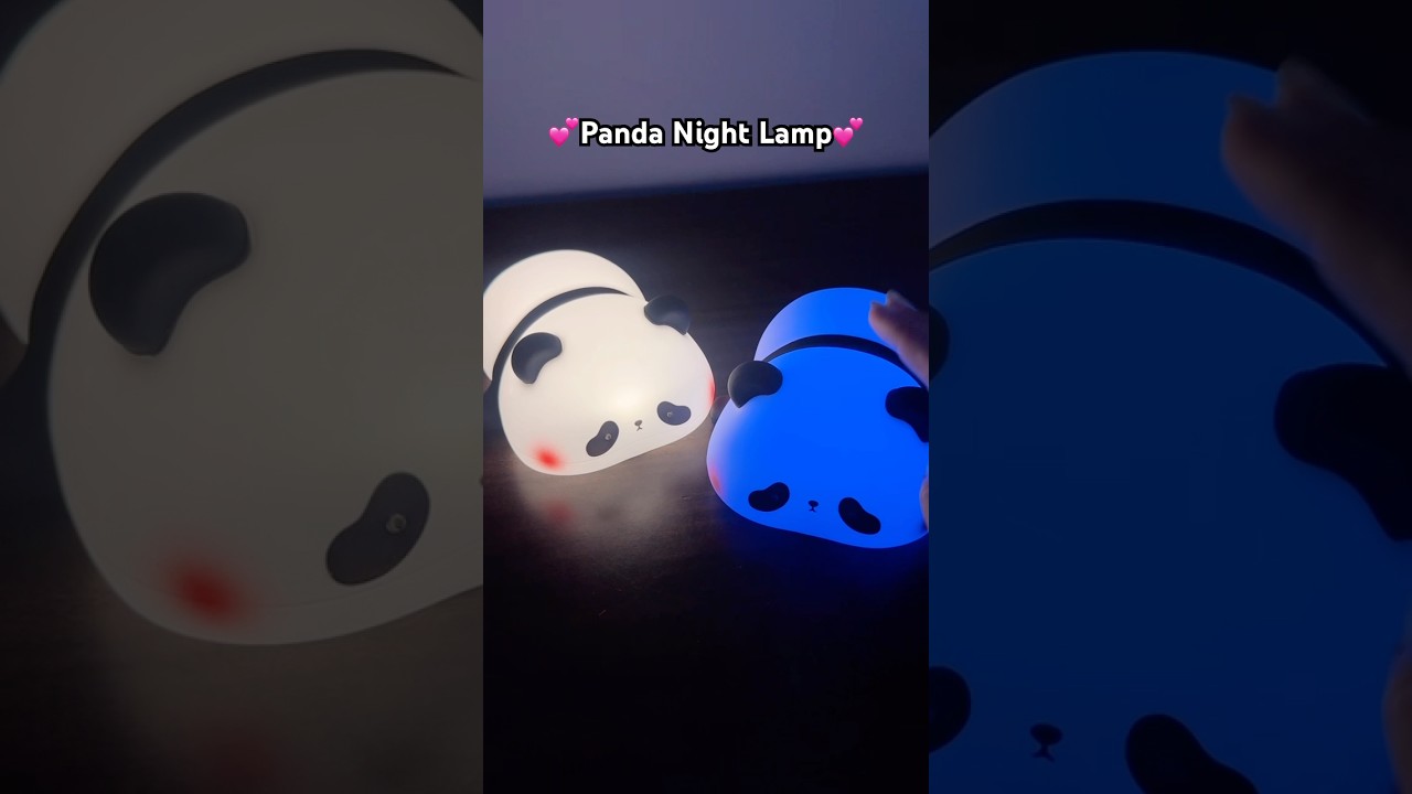 How cute is this panda lamp! Order now💖