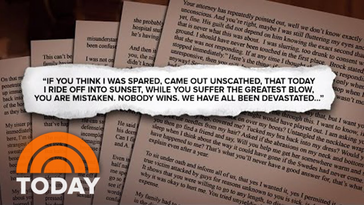 Brock Turner Rape Case: Why The Victim’s Letter Is A ‘Game Changer’ | TODAY