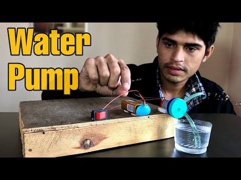 How to Make Water Pump at Home Very Easy | Crafts in Hindi