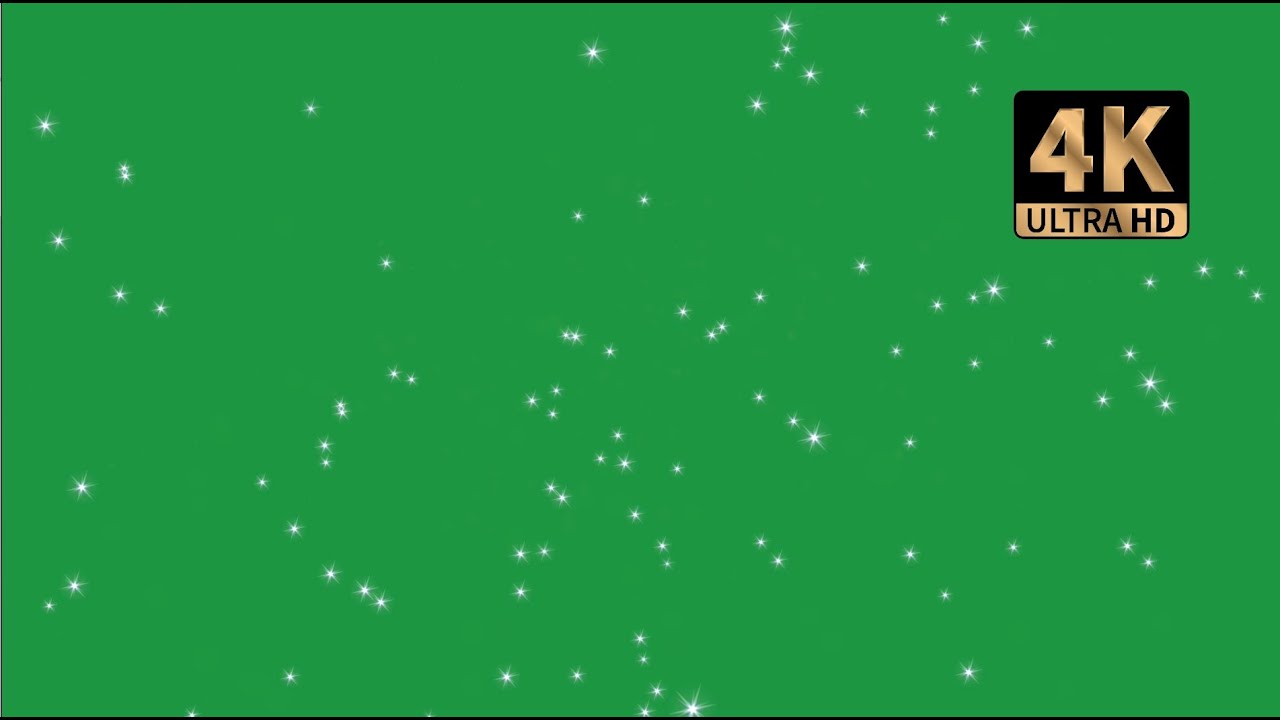 star particles green screen background video effects YouTube