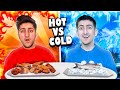 Hot vs cold food for 24 hours last to stop eating wins