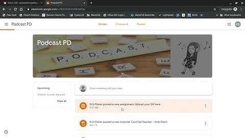 How to turn in a GIF through Google Classroom