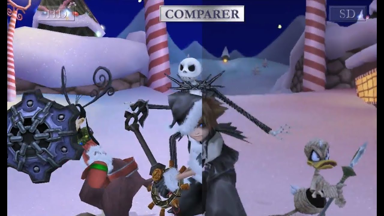 kingdom manga KINGDOM HEARTS HD 2.5 ReMix - Trailer interactif de comparaison SD/HD