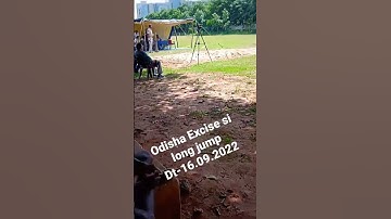 First day, Excise SI long jump #ossc #excise_si #longjumpphysical #siphysical