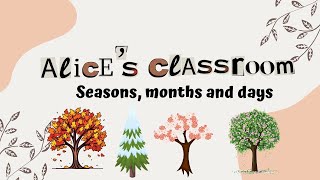 Turkish (Beginner): Seasons, months, days *say your favourite season, month, day