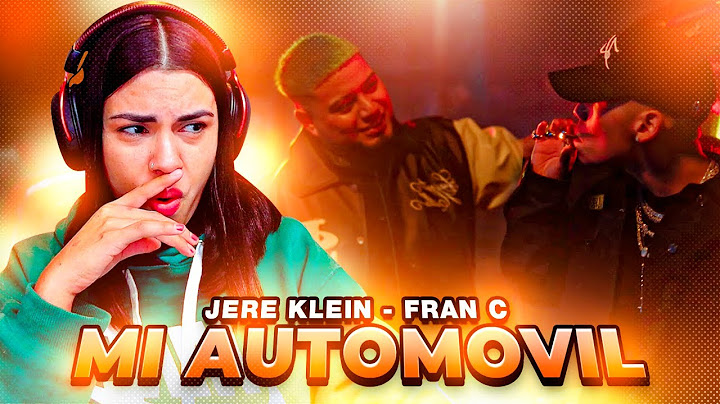 ARGENTINA REACCIONA ARTISTA CHILENO🔥 JERE KLEIN x FRAN C- Mi automóvil (videoclip)
