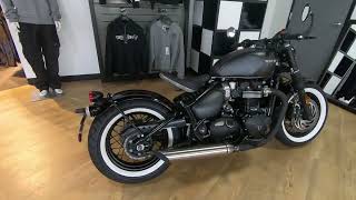 Used 2022 Triumph BONNEVILLE BOBBER Motorcycle For Sale In Cleveland, OH