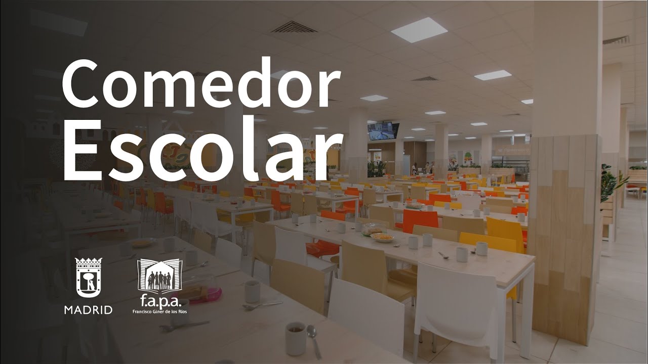 ¡Mejoremos juntos los comedores escolares! (Campaña de la FAPA Francisco Giner de los Ríos)