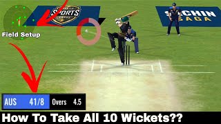 How To Take All 10 Wickets In Sachin Saga Cricket Game | Deadly Bowling Tips & Field Setup screenshot 5