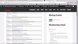 Detail of my Interactive Brokers API workshop bootcamp