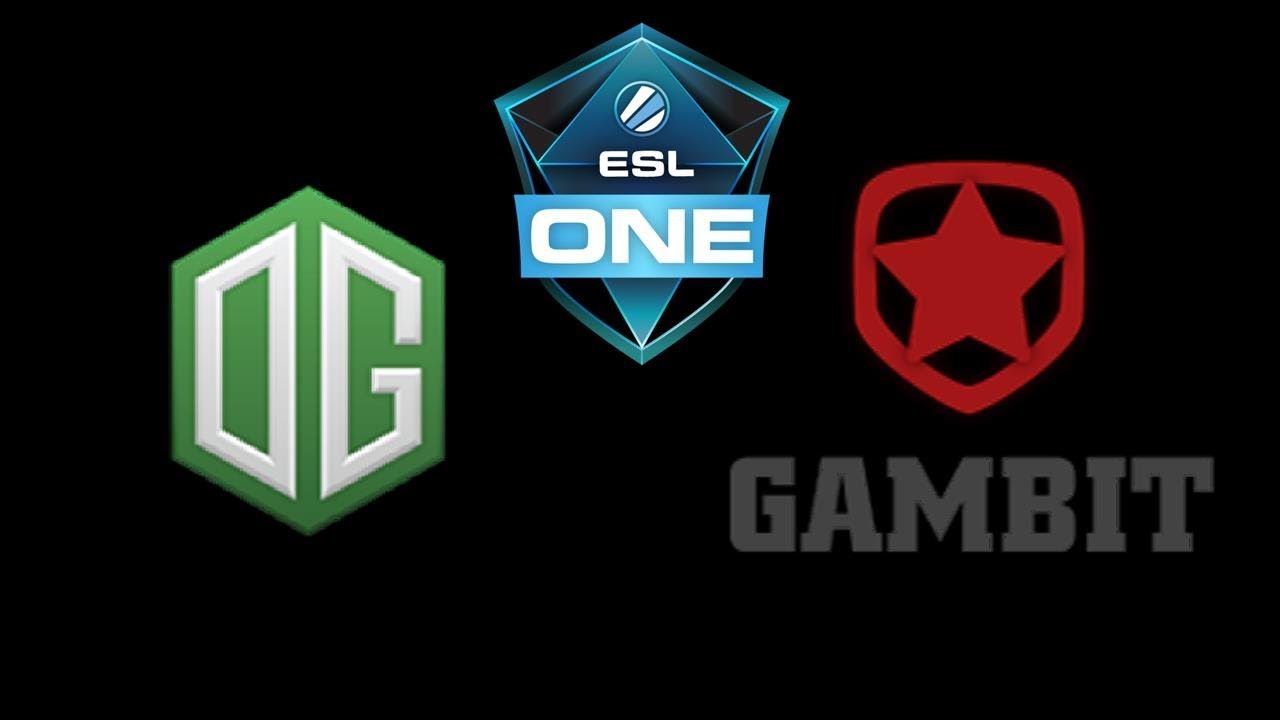 OG vs Gambit Esports ESL One Katowice 2019 Highlights Dota 2