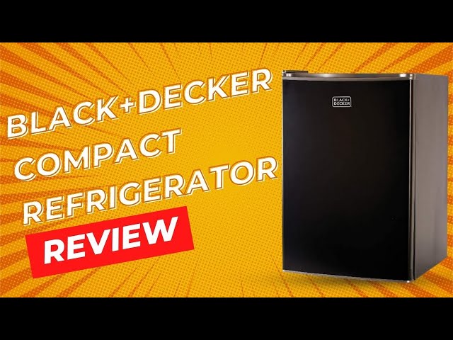 BLACK+DECKER 3.2-Cu. Ft. Compact Refrigerator - Stainless Steel