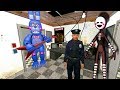 АНИМАТРОНИКИ ПУГАЮТ ОХРАННИКА FNAF 1 COOP ► Garry's Mod