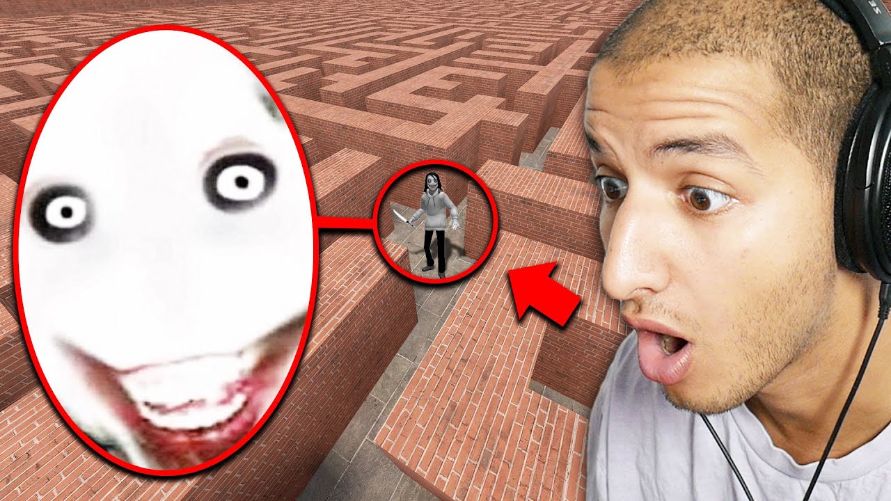 Do NOT Enter The CREEPYPASTA MAZE... (Scary)